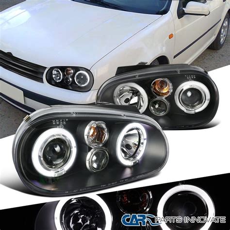 Faros Lupa Ojo De Angel Vw Golf Mk4 99 05 2 0 1 8t Vr6 3 999 00