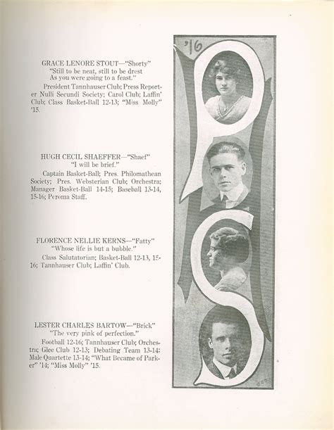 Yearbook – 1916 « Perry High School Alumni Association, Inc.