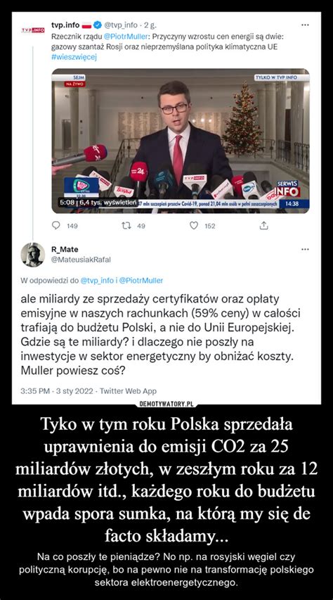 Tyko w tym roku Polska sprzedała uprawnienia do emisji CO2 za 25