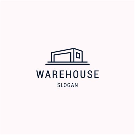 Warehouse logo icon design template vector illustration 13276983 Vector ...