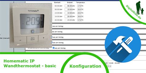 Homematic IP Wandthermostat Basic In Wenigen Schritten Zur