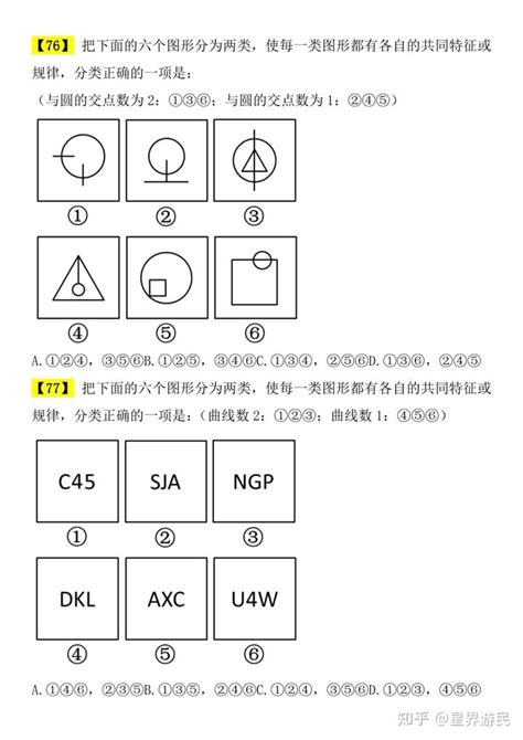 【国考真题】2016年国家公务员考试行测（图形推理）解析 知乎