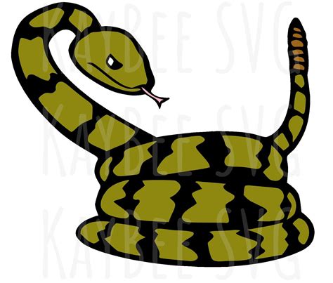 Rattlesnake Svg Png  Clipart Digital Cut File Download For Etsy