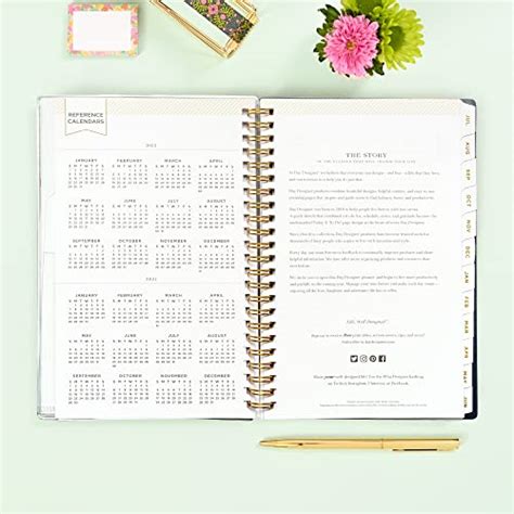 Blue Sky Day Designer For 2023 2024 Academic Year Weekly And Monthly Planner 5 X 8 Flexible