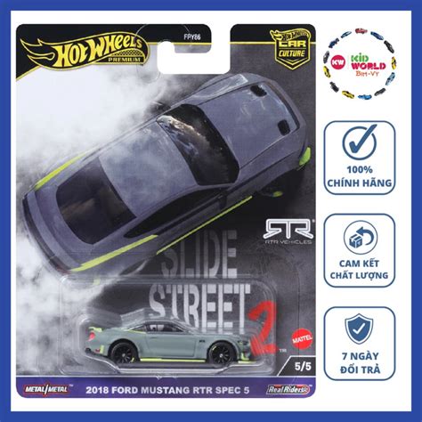 Xe M H Nh Hot Wheels Premium Slide Street Series Ford Mustang Rtr Spec Hkc B Nh Cao