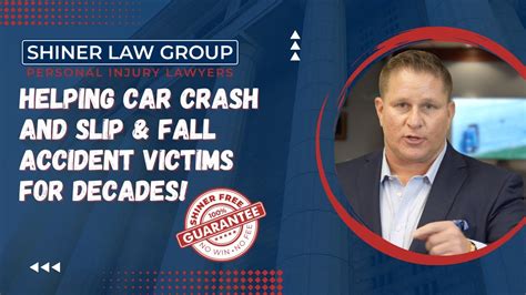 Helping Car Crash And Slip And Fall Victims For Decades Shiner Law