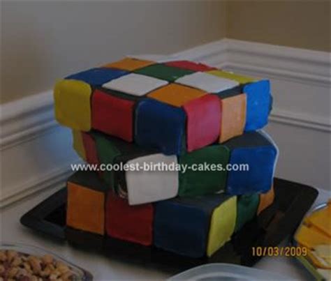 Coolest Homemade Rubiks Cube Cake