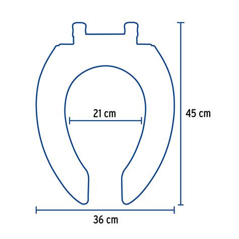 Awc B Truper Asiento Alargado Con Tapa Para Wc Abierto