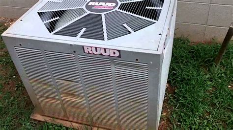 Ruud Achiever 10 HVAC Unit YouTube