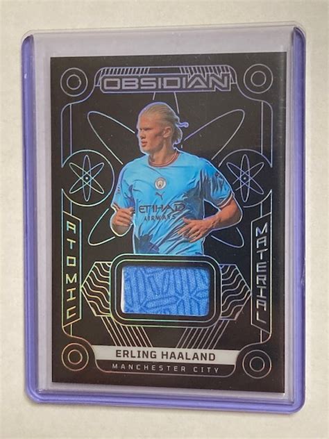 Panini Obsidian Soccer Jersey Card Manchester City Erling