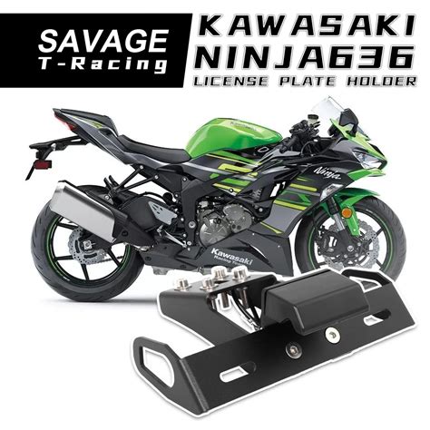 License Plate Holder Led Light For Kawasaki Zx10r Zx 10r Ninja 636 Zx6r