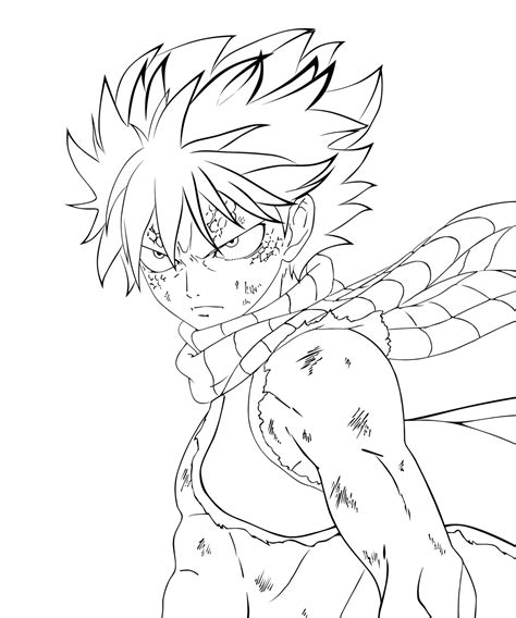 Coloriage Natsu Beau Collection Dessins De Coloriage Fairy Tail Natsu