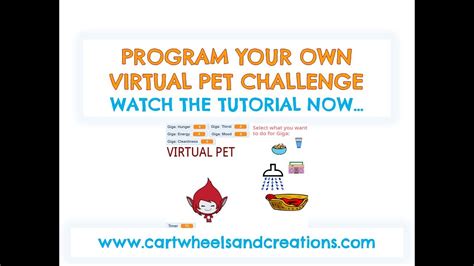 Program A Virtual Pet Challenge Youtube