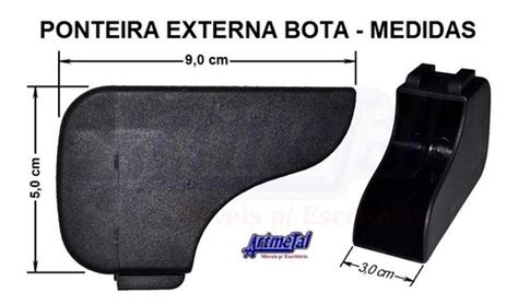 Kit Ponteira Externa Pl Stica Bota Mesa Longarina Parcelamento