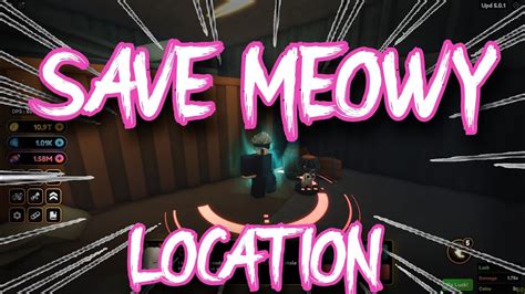 Save Meowy Location Fast Anime Champion Simulator YouTube