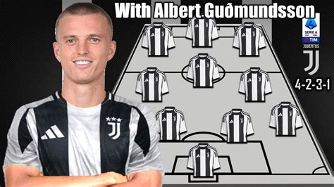 JUVENTUS PREDICTION LINE UP WITH TRANSFER ALBERT GUDMUNDSSON UNDER