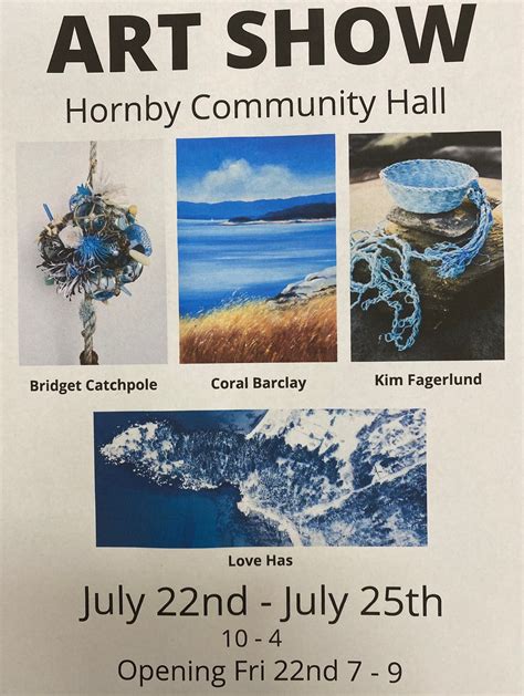 Upcoming Events Hornby Island