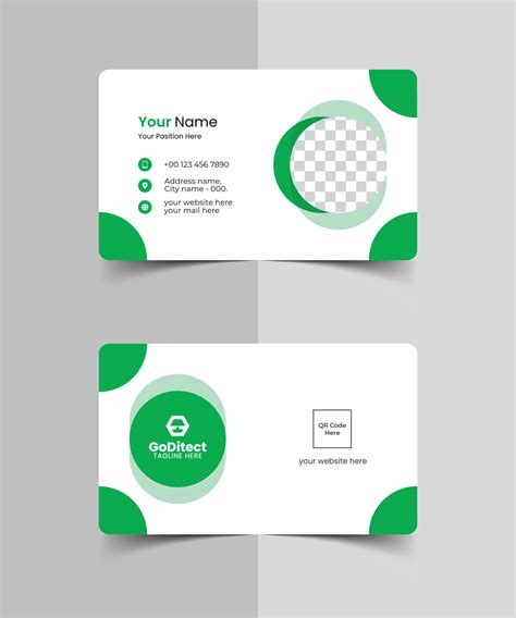 free business cards templates 10854266 Vector Art at Vecteezy