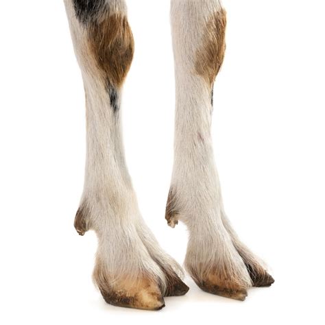 Premium Photo | Goat legs and feet against white