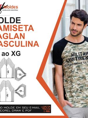 Molde Camiseta Polo Recorte Masculina Ref Elo