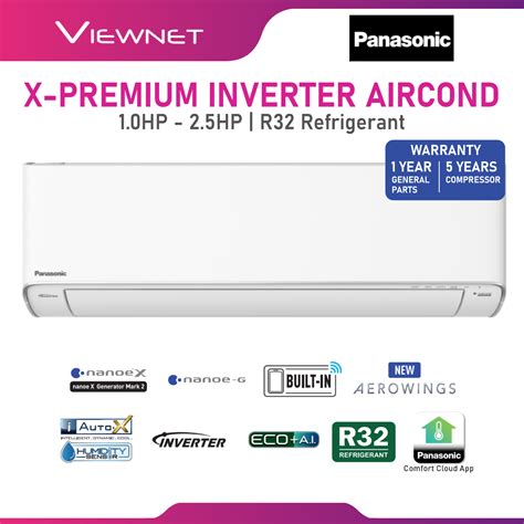 Panasonic X Premium Inverter 10hp 25hp R32 Air Conditioner Cscu