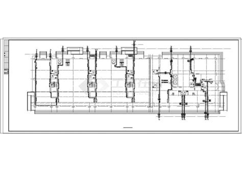 住宅小区高层建筑采暖换热站cad施工设计图纸住宅小区土木在线