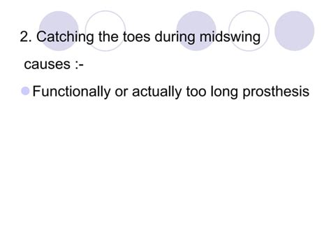 Gait Deviation In Prosthesis Ppt