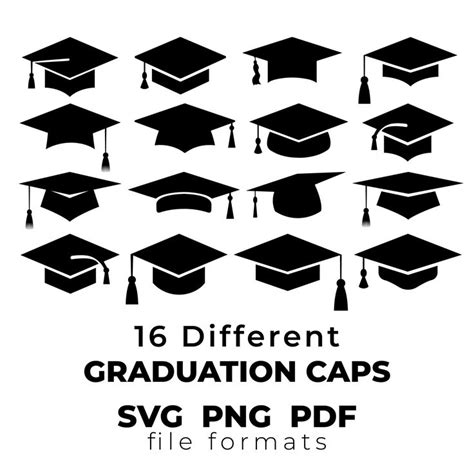 Graduation Caps SVG Graduation Hat SVG Graduation Cap Png Graduation