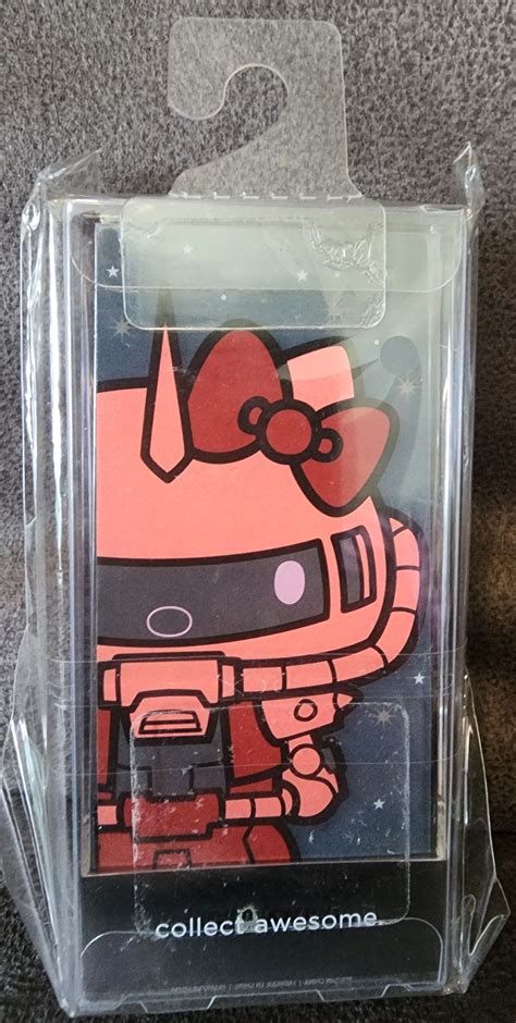 Unkwn Figpin Gundam X Hello Kitty Chars Zaku Ii Collectible Pin Grailed