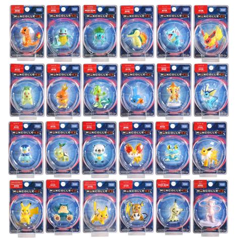 Takara Tomy Pokemon Moncolle Ex Figure Pikachu Charmander Squirtle