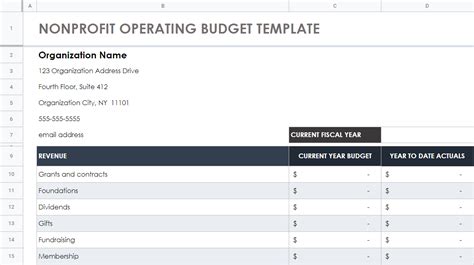 9 Best Free☝️ Google Sheets Nonprofit Budget Templates for 2023 ...