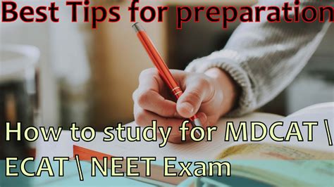 How To Study For MDCAT Ecat NEET Best Guidance YouTube