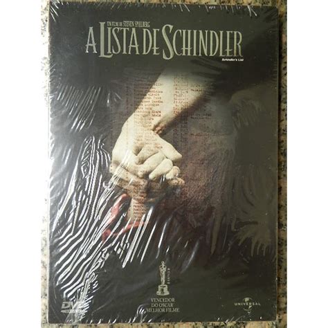 Dvd A Lista De Schindler Lacrado De Fabrica Shopee Brasil