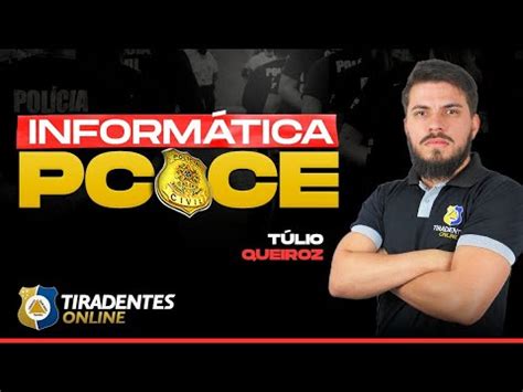 SEMANA DE LIVES PCCE INFORMÁTICA PROF TÚLIO QUEIROZ YouTube