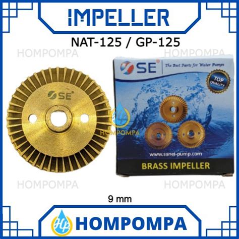 Jual KIPAS IMPELLER KUNINGAN NATIONAL GP 125 IMPELER AS 9mm PANASONIC