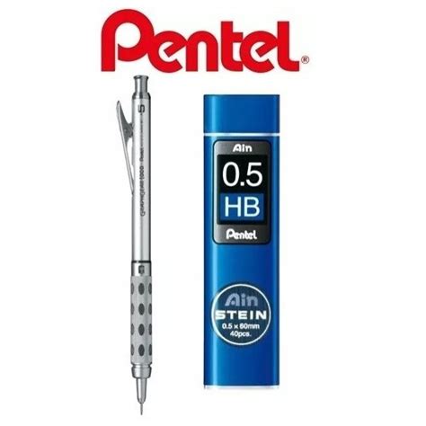 Lapiseira Graphgear Pentel Mm Grafite Ain Stein Hb Shopee