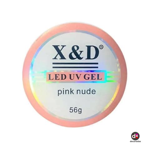 Gel Para Alongamento De Unhas X D Pink Nude G