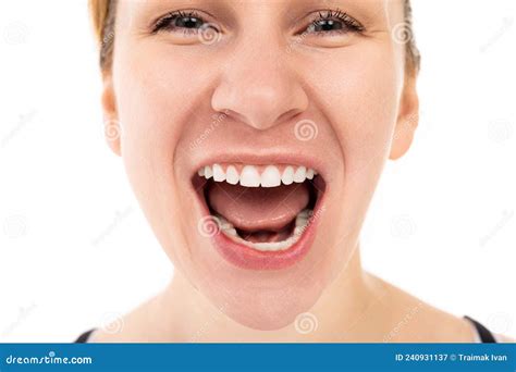 A Woman Emotionally Screams With Her Mouth Wide Open Profile Picture