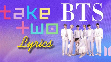 Bts Take Two Lyrics Romanized Youtube