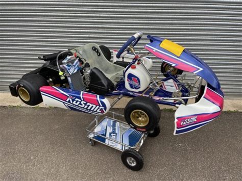 Tony Kart Kosmic Rotax Evo Kart Complete Used Chassis New Engine