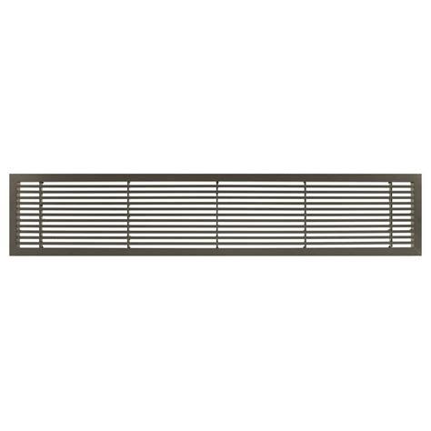 Architectural Grille Ag20 Series 4 In X 30 In Solid Aluminum Fixed