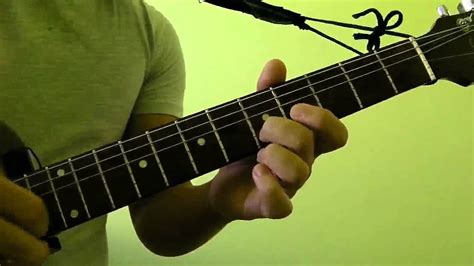 How To Press And Play C M7 C Sharp Minor Seven Or Dbm7 D Flat Minor Seven Guitar Bar Chord