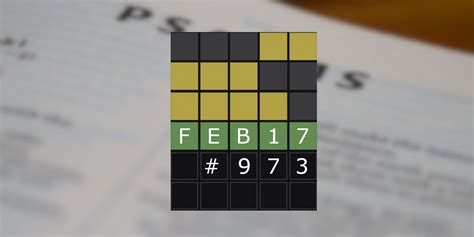 Todays Wordle Answer And Hints For February 17 2024 Puzzle 973