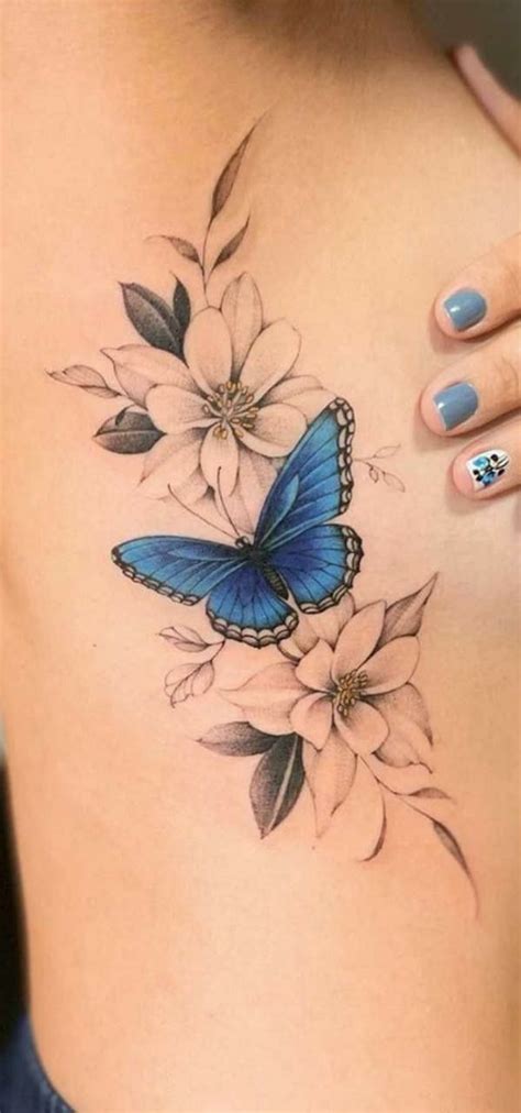 Pin By Rita Fakhry On Quick Saves Butterfly Wrist Tattoo Blue