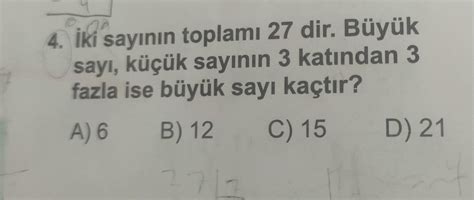 Merhaba arkadaşlar ekteki soruyu 4 sınıfa göre cevaplayabilir misiniz