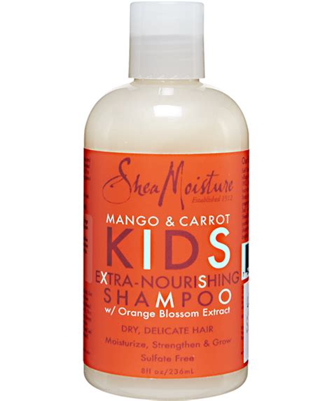 Mango And Carrot Kids Extra Nourishing Shampoo Shea Mois