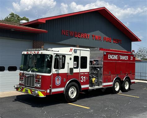 Tanker Paint Work Complete Newberry Township Fire Department