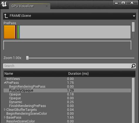 GPU Profiling Unreal Engine 4 27 Documentation