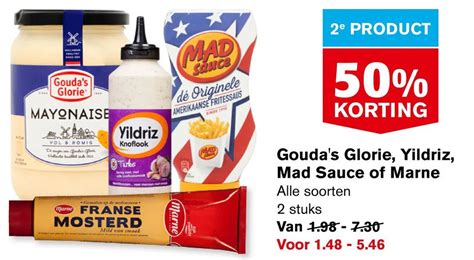 Gouda S Glorie Yildriz Mad Sauce Of Marne Aanbieding Bij Hoogvliet