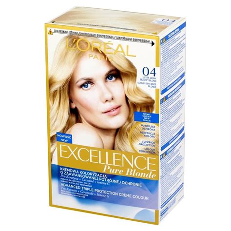 L Oréal Paris Excellence Pure Blonde Farba do włosów 04 Ultra jasny beżowy blond Sklep
